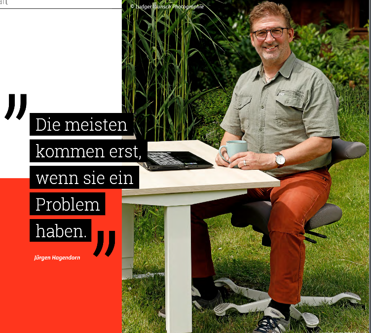 Ergonomie im Office – Interview mit dem zoo:m-Magazin Düsseldorf